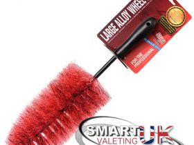 SMART VALETING UK Professional Red & Black Alloy Wheel Brush