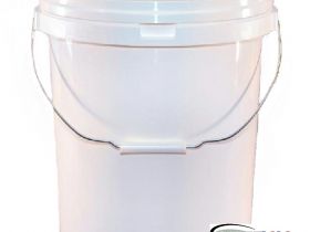 20 Litre White Valeters Pail With Lid 
