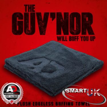 Click Here To Enlarge This Photo Of AUTOBRITE DIRECT THE GUVNOR GUV'NOR 40CMX40CM PLUSH CAR BUFFING TOWEL 500GSM